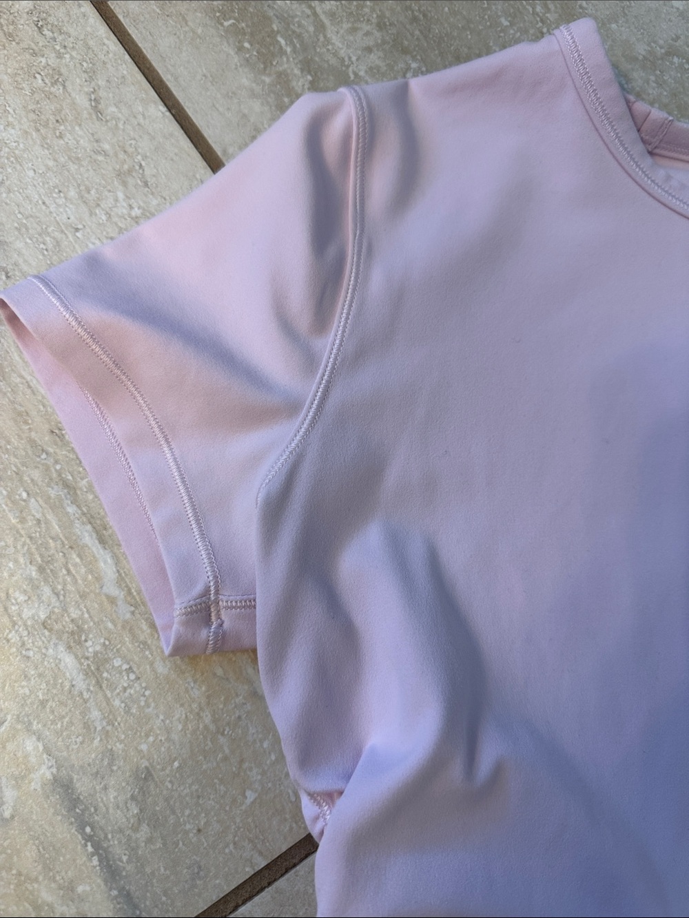 Lululemon All It Takes Nulu Short-Sleeve
T-Shirt Meadowsweet Pink. Size 6 - Picture 5 of 16
